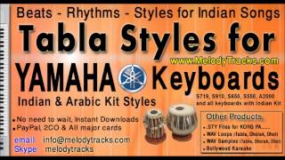 Yamaha psr 550 tabla styles free download